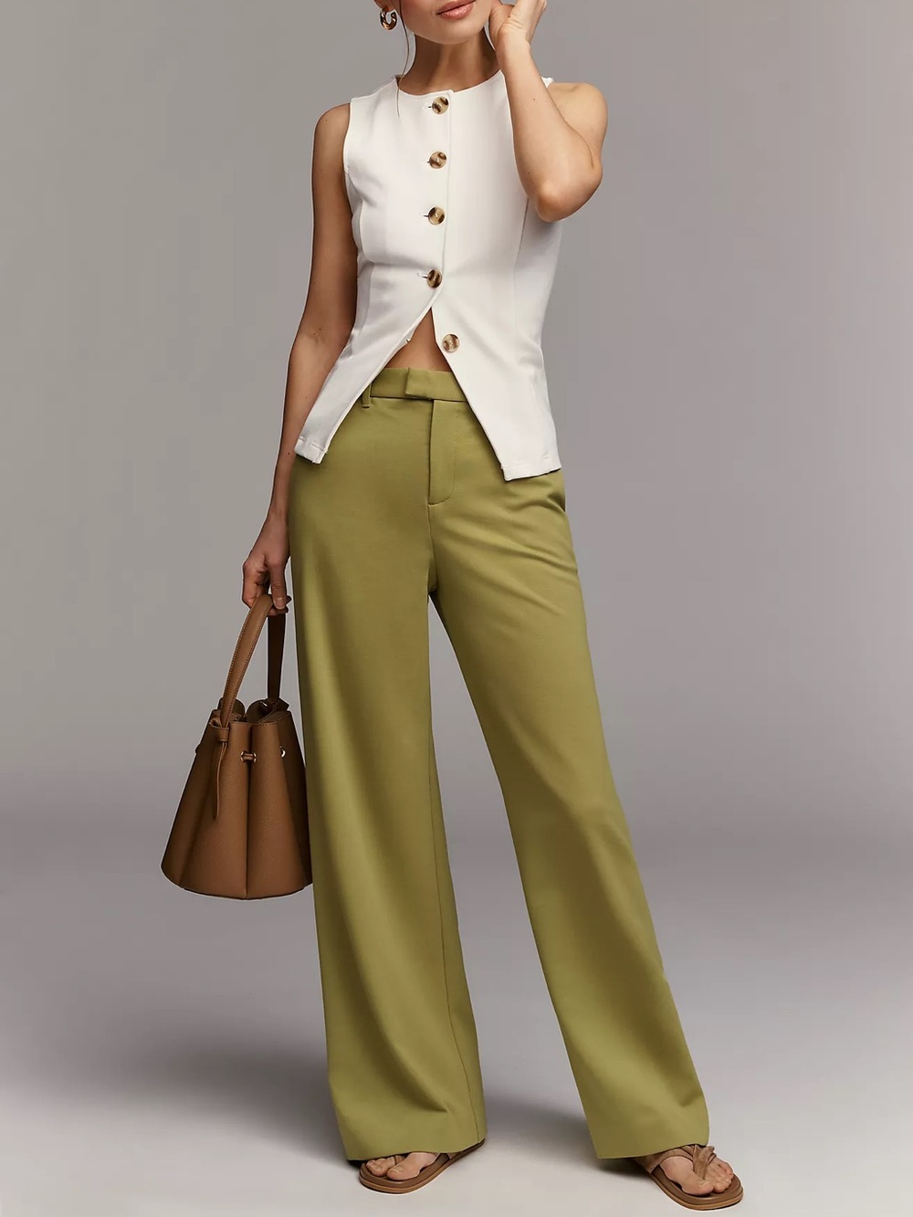 NWT Maeve Clean Knit Trousers
